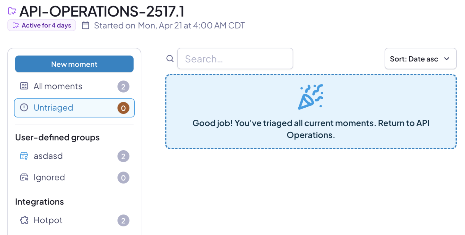 Some help when done with triage